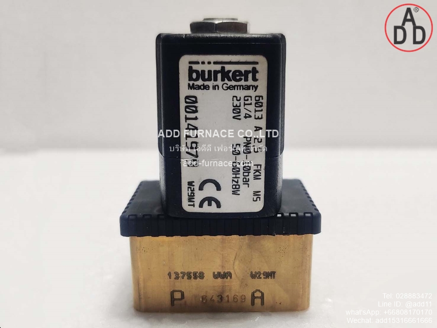 Burkert 6013 A 2,5 FKM MS (1) 